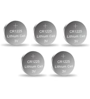 Yuma CR1225 Süper Lityum 3V 5’li Kart Düğme Pil