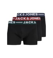 Jack & Jones SENSE Erkek Boxer 3’lü Paket – Pamuklu, Rahat Kesim (NOOS)