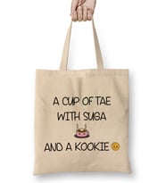 Bts A Cup Of Tae With Suga And A Kookie Bez Çanta Uzun Saplı