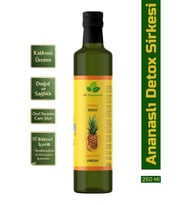 2 Adet Ananas Sirkesi Doğal Fermantasyon Detox Sirke 250 Ml