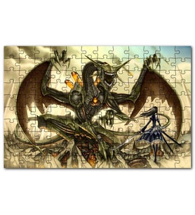 Cakapuzzle Anime Kızları Anime Gia Puzzle Yapboz MDF (Ahşap) (120 Parça)