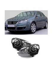 volkswagen jetta mk5 siyah zemin r32 mercekli far