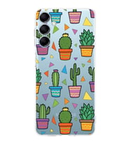 PrintiFy Samsung Galaxy M14 ile Uyumlu Water Color 4  Kamera Korumalı Şeffaf  Kılıf