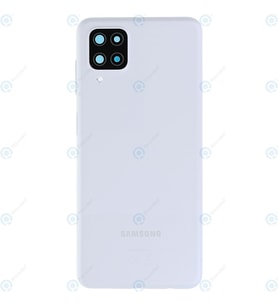 Samsung A12 Kasa Kapak + Yan Tuşlar SM-A125F LENS HARİÇ (Beyaz)