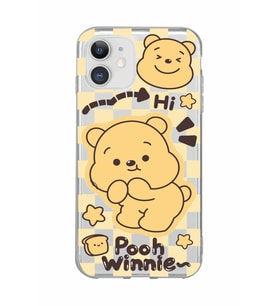 Iphone 11 Uyumlu Winnie The Pooh Desenli Şeffaf Telefon Kılıfı