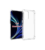 Coverzone One Plus 9 ile uyumlu K?l?f Z-Nitro Anti Shock Silikon Kapak Kamera Korumal? Anti?ok Airbag K�?e Korumal? Silikon ?effaf K?l?f