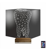 Luvivia Diş 3D Lamba - Masa Gece Lambası