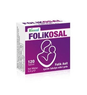 Biosal Folikosal Folik Asit 400 mcg 120 Tablet