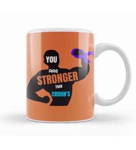 You Are Stronger Than CROHN'S Kupa Bardak Porselen
