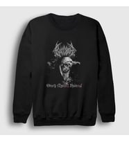 Presmono Unisex Siyah Grand Morbid Funeral Bloodbath Sweatshirt 379967tt