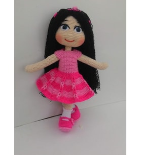Sevimli Nur Bebek Amigurumi Organik Oyuncak