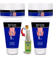 Basurkurutan 2şerli Set E Vitaminli Aslanpençesi Kestane Hellebore Çiçek Esktarları (50 Ml) Tüp&kavanoz + Yağı