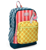 Coral High Kız Çocuk Sarı Pembe Yeşil Puantiyeli İlkokul Sırt Çantası (Dört Bölme) 33204
