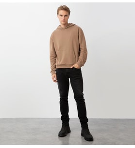 Nors Kvasir Kapüşonlu Sweatshirt Moka Kahve (Kahverengi)
