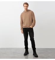 Nors Kvasir Kapüşonlu Sweatshirt Moka Kahve (Kahverengi)