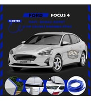 Ford Focus 4 Oto Araç Kapı Koruma Fitili 5metre Parlak Mavi Renk