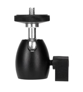 ayex AX-BH01 Mini Top Başlı Tripod Kafası  Stabil ve Esnek Açı Ayarlı Ball Head (Siyah)