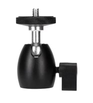 ayex AX-BH01 Mini Top Başlı Tripod Kafası  Stabil ve Esnek Açı Ayarlı Ball Head (Siyah)