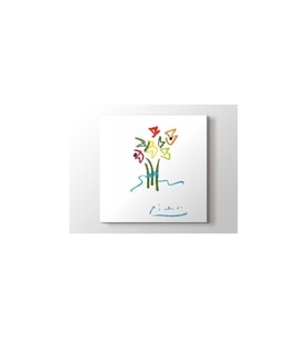 DBSanatevi Pablo Picasso Evening Flowers Tablo 35 X 35 Cm