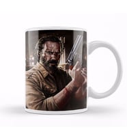 The Walking Dead Rick Çizim Kupa Bardak Porselen