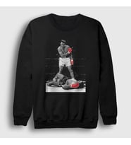 Presmono Unisex Siyah Ring Boxing Boks Muhammed Ali Sweatshirt 315940tt