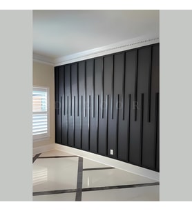 Dekoratif Boyanabilir Montaja Hazır 4cm Modern Duvar Çıtası Piyano Tasarımı