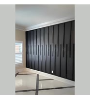 Dekoratif Boyanabilir Montaja Hazır 4cm Modern Duvar Çıtası Piyano Tasarımı (Beyaz)