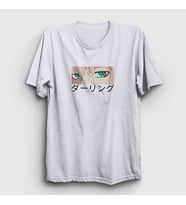 Presmono Unisex Beyaz Zero Two Anime Darling In The Franxx T-Shirt 355050tt (Beyaz)