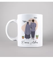 Canım Ailem Anne & Baba & Çocuk Tasarımlı Kupa Kişiye Özel
