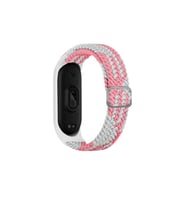 Xiaomi Mi Band 7 Kordon - Pembe-beyaz
