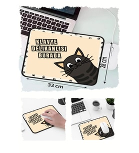Klavye Delikanlısı Tasarımlı 33x28 Cm Mousepad Kaymaz Taban Rahat Konforlu Mouse Pad