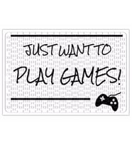 Just Want To Play Games Puzzle 240 Parça Yapboz