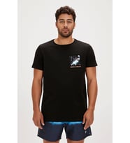 Francis Night Men's T-Shirt (Siyah)