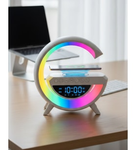 Bluetooth Hoparlör RGB Aydınlatmalı USB TF Kart FM Özellikli