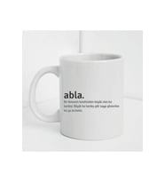 Abla Yazılı Baskılı Kupa