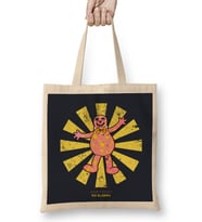 Mr Blobby Retro Japanese Bez Çanta Uzun Saplı