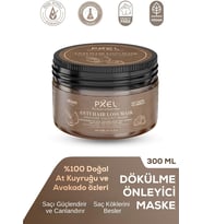 Dökülme Önleyici Saç Maskesi 300 ML – Kafein, Biotin ve Bitkisel Protein İçerikli İncelen, Zayıflayan ve Dökülen Saçlar İçin Güçlendirici Vegan Saç Bakım Maskesi