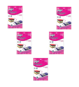 Vindex Vakumlu Giyisi Yastık Yorgan Saklama Torbası Poşeti Hurç - XX Large -80x100 Cm. -2'li 5 Paket