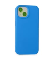 Apple iPhone 15 Kılıf Nano içi Kadife Silikon - Mavi