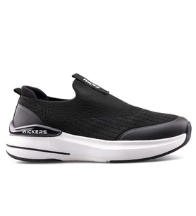 Trendyshose W807 Rahat Hafif Fileli Garantili Aqua Sneakers (Siyah - Beyaz)