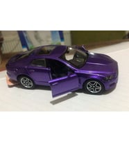 Oyuncak Metal Model Araba Açılır Kapı 1/36 Çek Bırak Mor Mustang