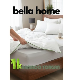 Bella Home Tek Kişilik Bamboo Yorgan - 155x215 cm - Orijinal Keten Çantalı
