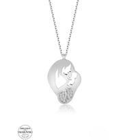 SWAROVSKİ TAŞLI  ZİRCONİA BEBEĞİM 925 AYAR GÜMÜŞ KOLYE