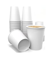 7 Oz Beyaz Karton Bardak 500 Adet, Dayanıklı ve Pratik Kullanım