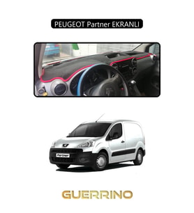 PEUGEOT Partner EKRANLITORPİDO KORUMA HALISI SİYAH KENAR