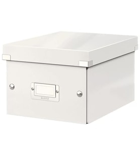 Leitz 6043 WOW Metalik Beyaz Küçük Boy Saklama Kutusu
