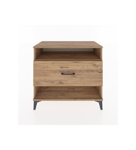 Hyperion Şifonyer Tek Raflı Tek Çekmeceli 88x44x80 Çam-Çam
