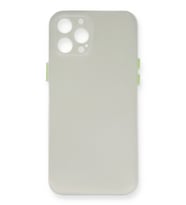 Pilelistore   iPhone 12 Pro Kılıf PP Ultra İnce Kapak - Beyaz