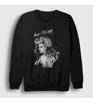 Presmono Unisex Siyah Born This Way Müzik Lady Gaga Sweatshirt 474058tt