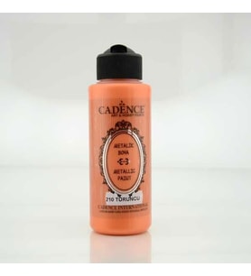 Cadence Metalik Boya 120 ml. 210 Turuncu 